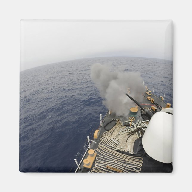 MK-75 76 mm-kanonen Magnet (Framsidan)