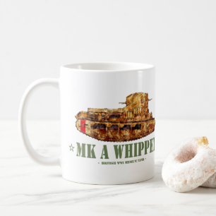 MK A Whippet Första Världskriget Brittisk Medeltun Kaffemugg