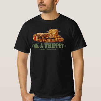 MK A Whippet Första Världskriget Brittisk Medeltun T Shirt