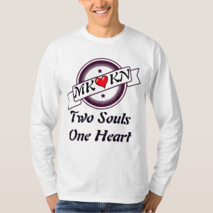 MK ♥ KN Två Själar Ett Hjärta Långärmad T-Shirt –