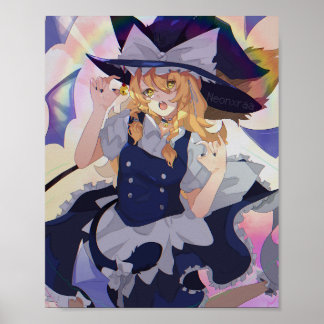 MK - Regnbågflicka Poster