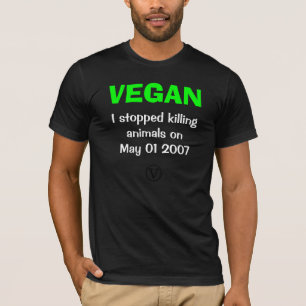 MK Ⓥ Stoppa dödande djur Tee Shirt
