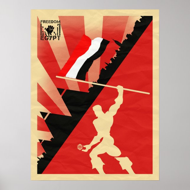 MKD - FRIHET EGYPTEN POSTER (Framsidan)