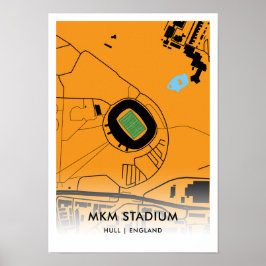 MKM Stadium Poster - Hem i Hull City AFC