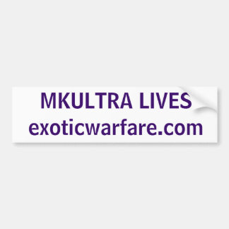 MKULTRA-LIV! exoticwarfare.com Bildekal