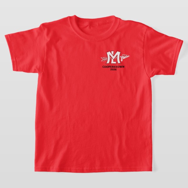ML 12U Svart Lags T-shirt (Laydown)