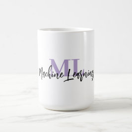 ML Vit Mugg – För Machine Learning-entusiaster 💜☕