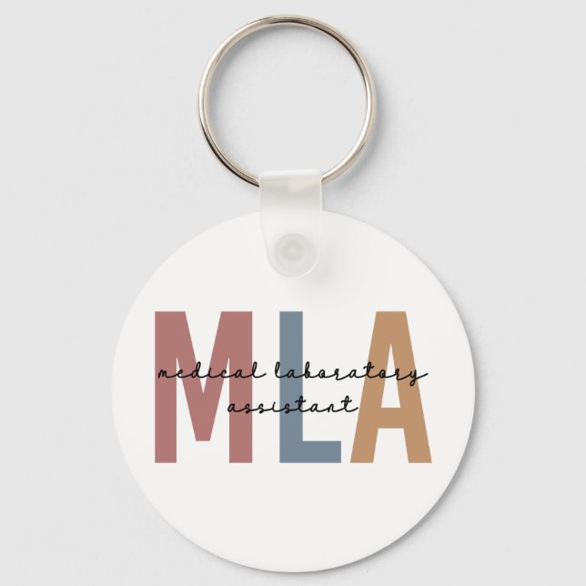 MLA Medicinsk laboratorieassistent Nyckelring (Framsida)