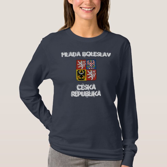 Mlada Boleslav, Tjeckien, jackande arm Tröja (Framsida)