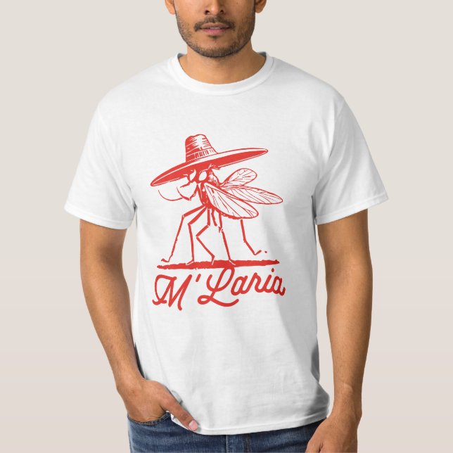 M'LARIA FUNNY MOSQUITO T SHIRT (Framsida)