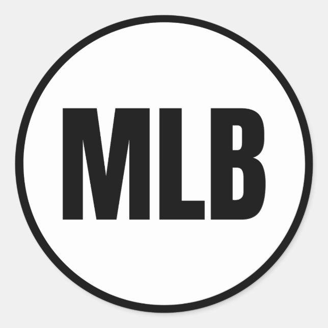 MLB - Melbourne Runt Klistermärke (Framsida)