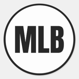 MLB - Melbourne Runt Klistermärke