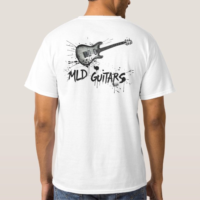 MLD Guitars T-Shirt (Baksida)