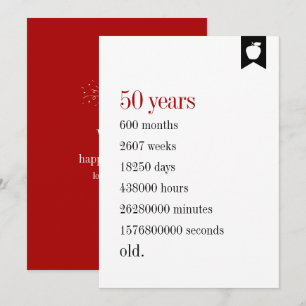 Mlestone Birday Days Gammal födelsedagskort Inbjudningar