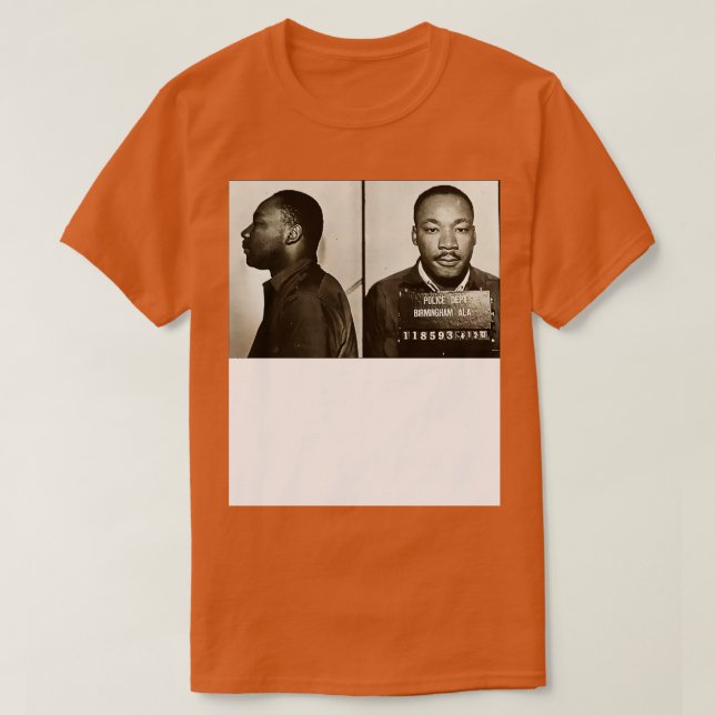 MLK Birmingham Mugshot T Shirt (Design framsida)