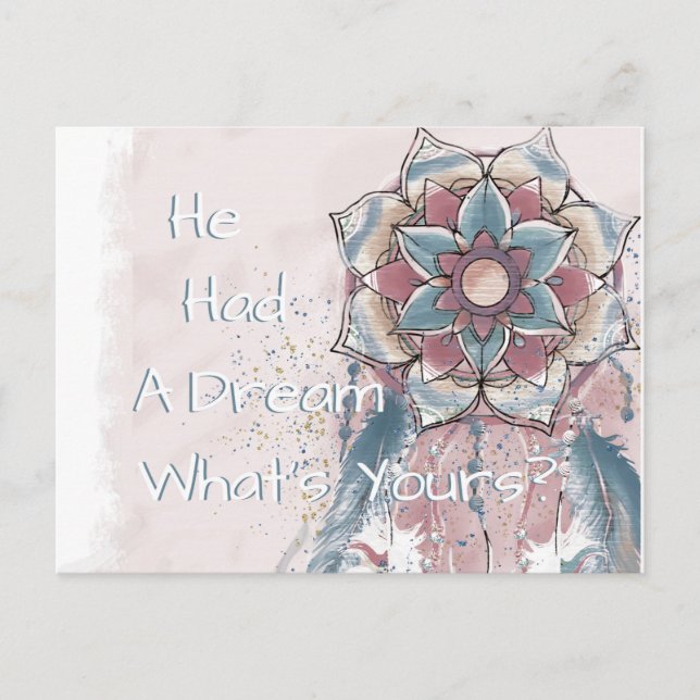 MLK Dreams Vykort (Framsida)