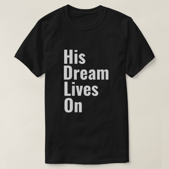 MLK Martin Luther Kung Day T Shirt (Design framsida)