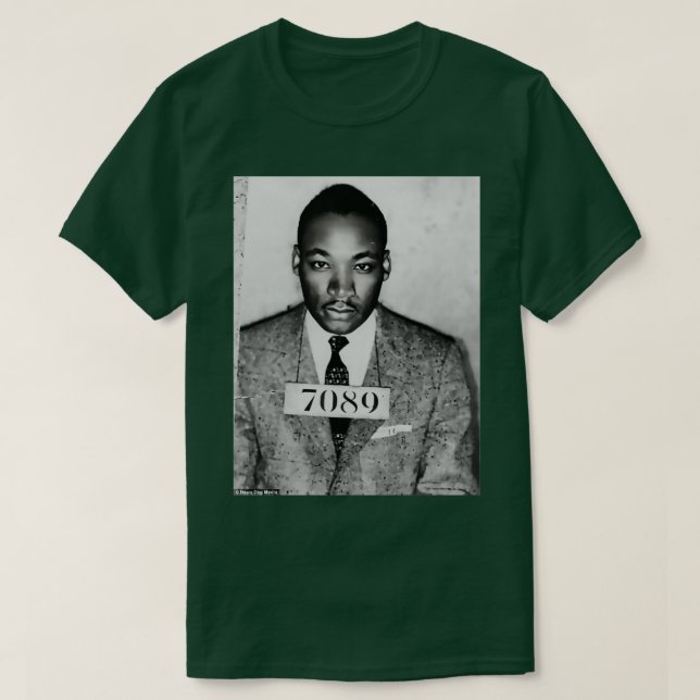 MLK Mugshot T Shirt (Design framsida)