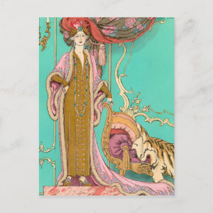 Mlle Marnac av George Barbier Vykort