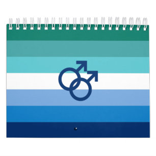 MLM Gay Male Pride Flagga Kalender