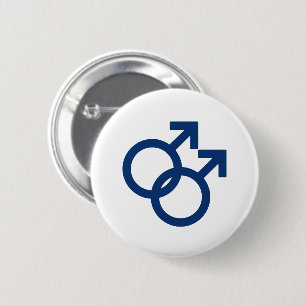 MLM Gay Män Könssymbol Knapp