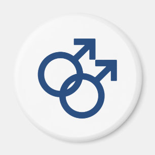 MLM Gay Män Könssymbol Magnet