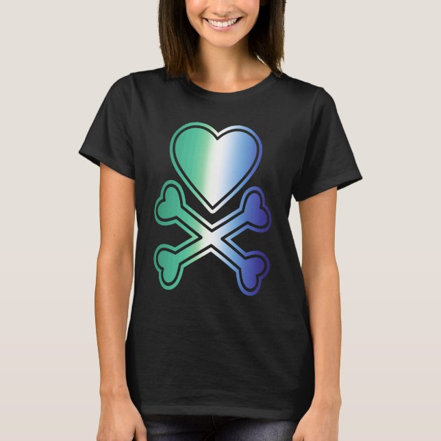 MLM Gay Men Loving Men LGBTQ Valentine's Day LGBT T Shirt (Framsida)