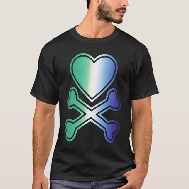 MLM Gay Men Loving Men LGBTQ Valentine's Day LGBT T Shirt (Framsida)