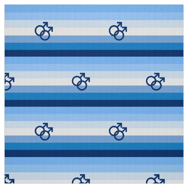 MLM Hbtq-mans stolthetsflagga Tyg (Provkarta)