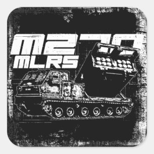 MLRS M270 kvadrerar klistermärken