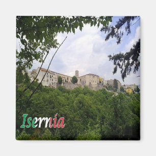 MLS015 ISERNIA, Glimpse, Molise, Italien, Fridge Magnet