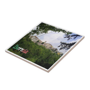 MLS015 ISERNIA, Glimpse, Molise, Italien Kakelplatta