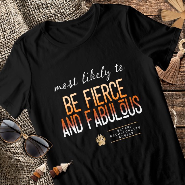 MLT Be Fierce and Fabulous Möhippa ID1156 T Shirt (Skapare uppladdad)