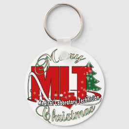 MLT CHRISTMAS MEDICAL LABORATORY TECH NYCKELRING