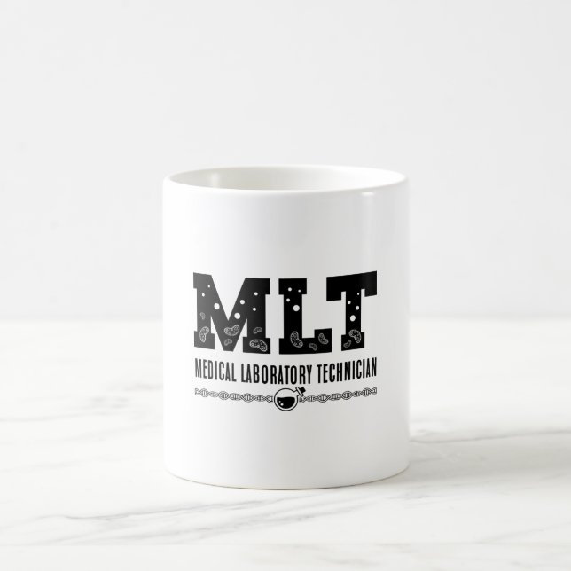 MLT Medical Laboratory Technician Science Lab Tech Kaffemugg (Center)