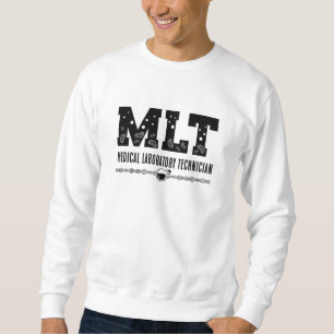 MLT Medicinal Laboratory Technician Science Lab Te Lång Ärmad Tröja