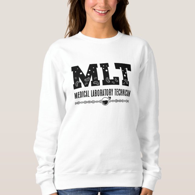 MLT Medicinal Laboratory Technician Science Lab Te T Shirt (Framsida)