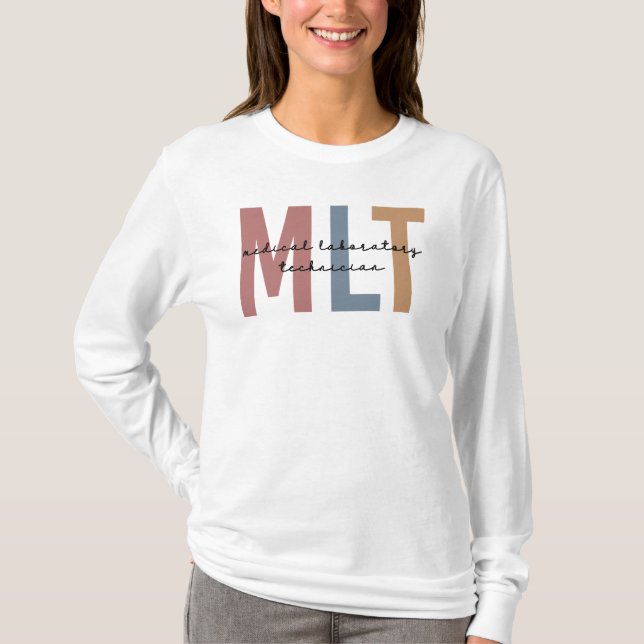 MLT Medicinsk laboratorietekniker Medicinsk lab Te T Shirt (Framsida)