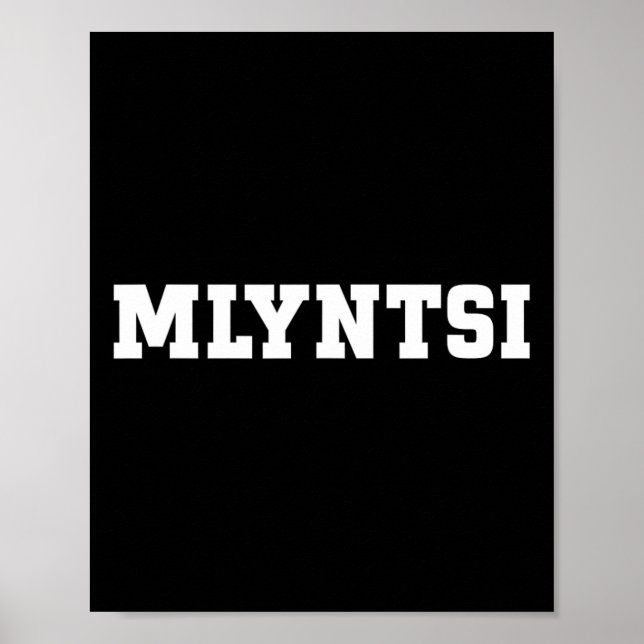 Mlyntsi Matdesign För Män Kvinnor Barn Rolig Mlynt Poster (Framsidan)