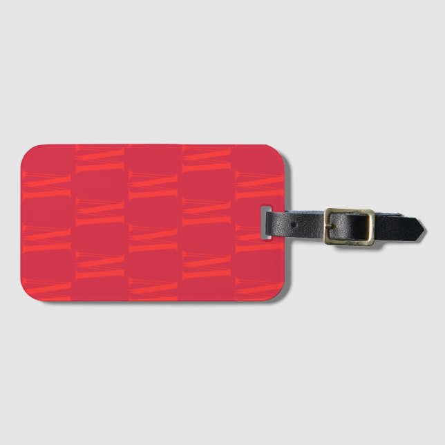MM Luggage-tagg Bagagebricka (Framsida horisontal)