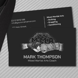 MMA - Blandad träning av martialkonst Visitkort