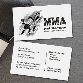 MMA - Blandad träning av martialkonst Visitkort