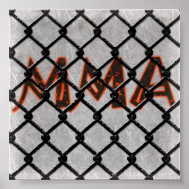 MMA Caged Poster (Framsidan)