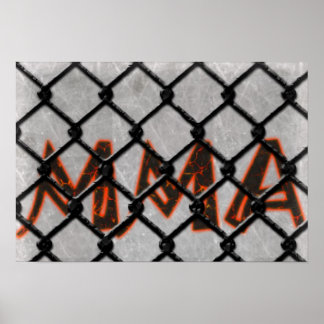 MMA Caged Poster