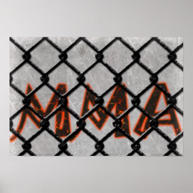 MMA Caged Poster (Framsidan)