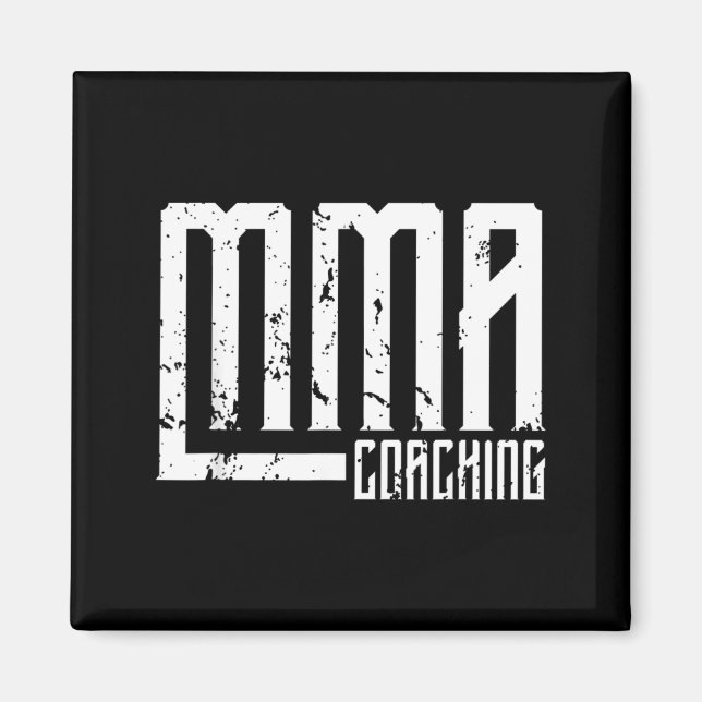 MMA-coach Tränare Instruktör Lärare Magnet (Framsidan)