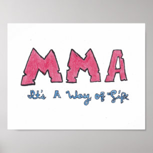 MMA Det är ett sätt att leva Poster