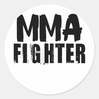 MMA Fighter2 Runt Klistermärke