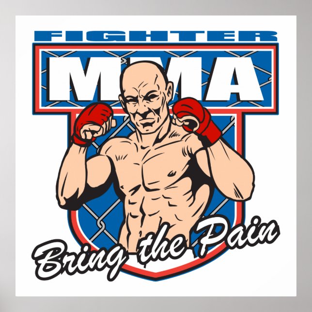 MMA Fighter Poster (Framsidan)