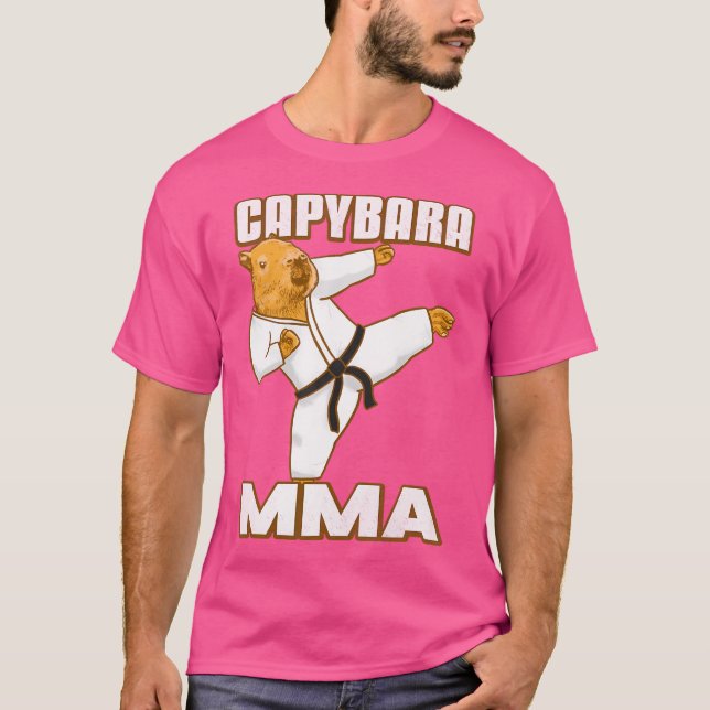 Mma för kapybara blandade material t shirt (Framsida)